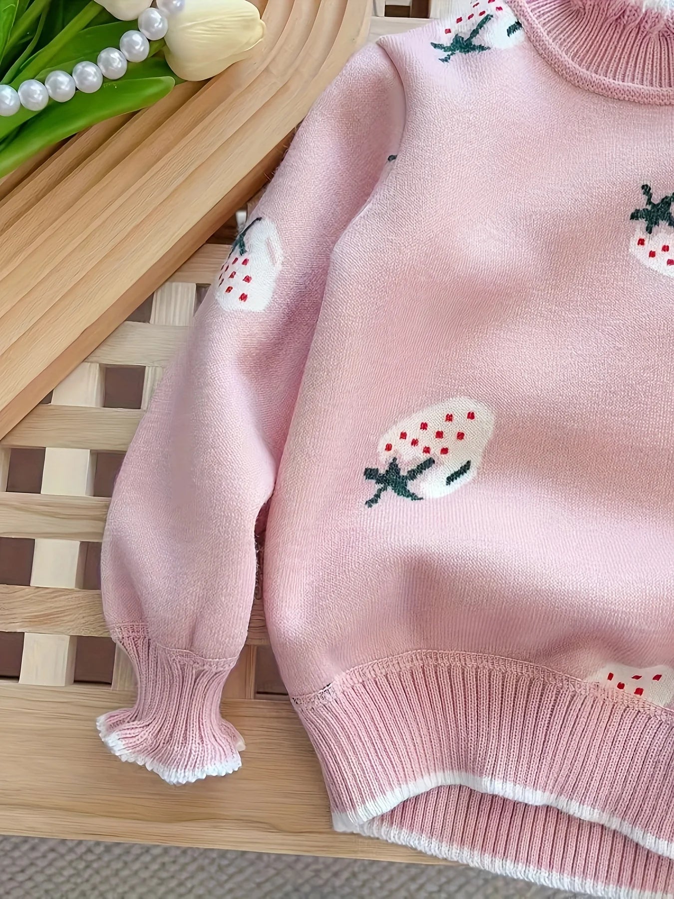 Girls' Knitwears, Velvet Thickeneded