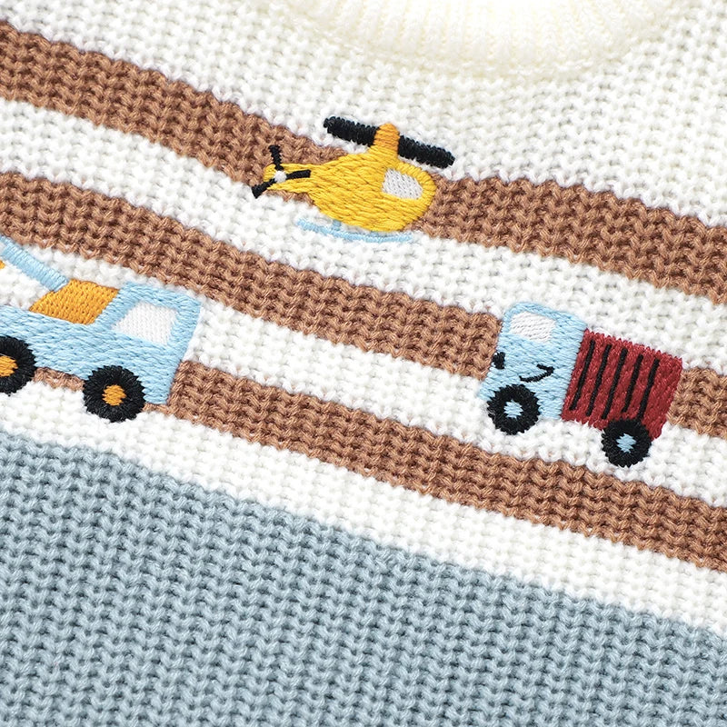 Knitted Sweaters -Casual Round Neck