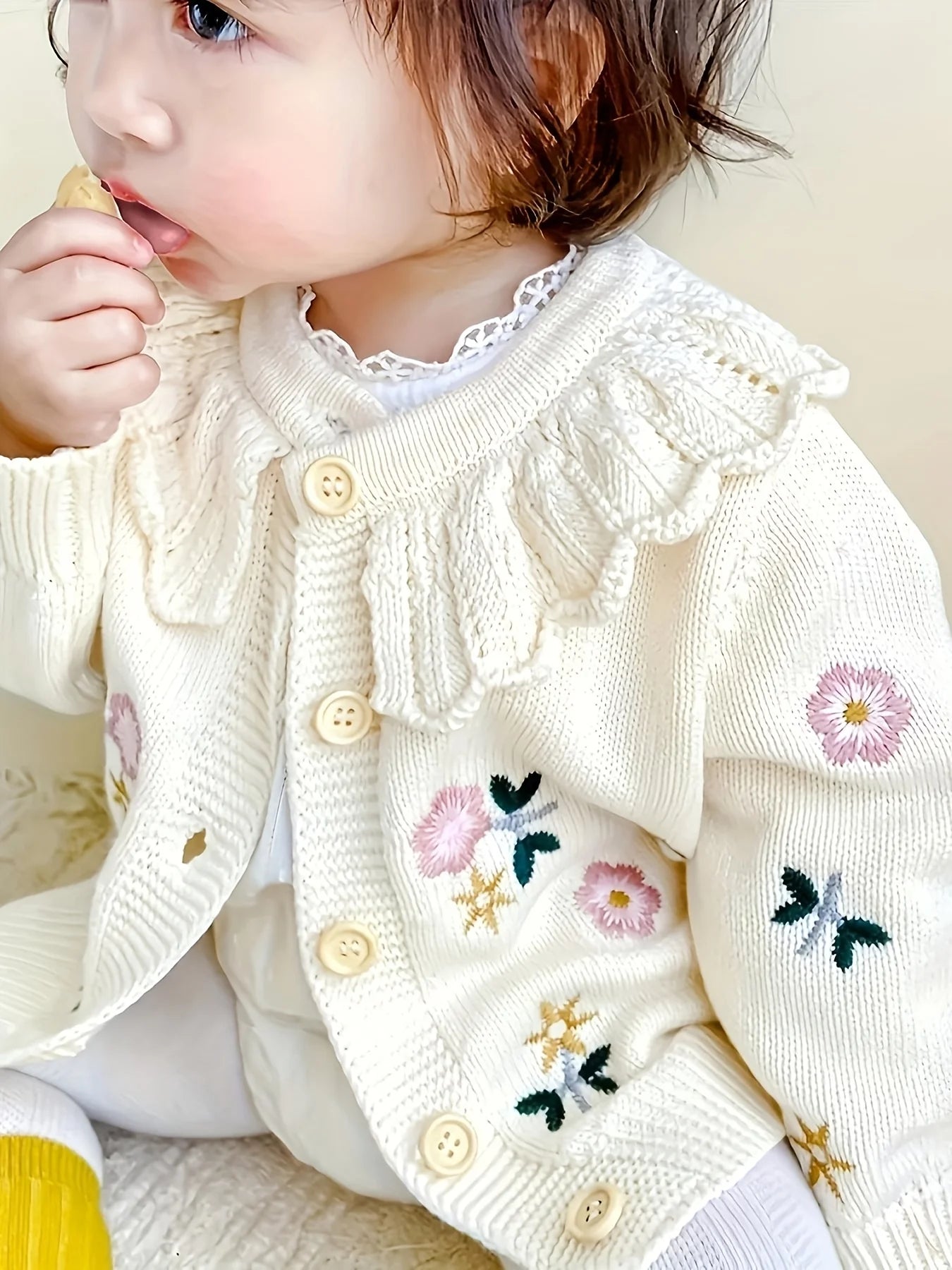 Baby Girl Fashionable Warm Sweater