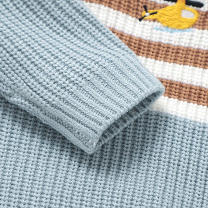 Knitted Sweaters -Casual Round Neck
