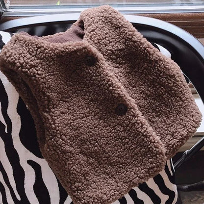Autumn Winter Baby Lamb Wool