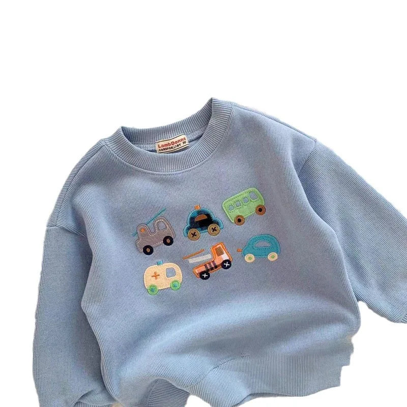 Hoodies & Sweatshirts-Car Embroidery Design