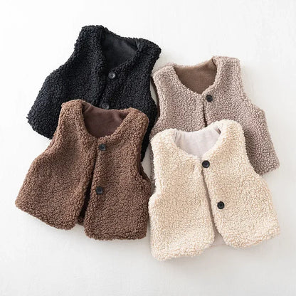Autumn Winter Baby Lamb Wool