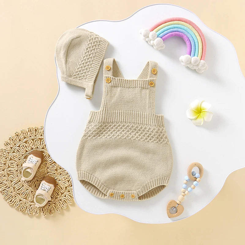 Newborn Boys Girls Playsuits