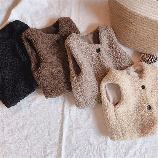 Autumn Winter Baby Lamb Wool
