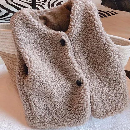 Autumn Winter Baby Lamb Wool