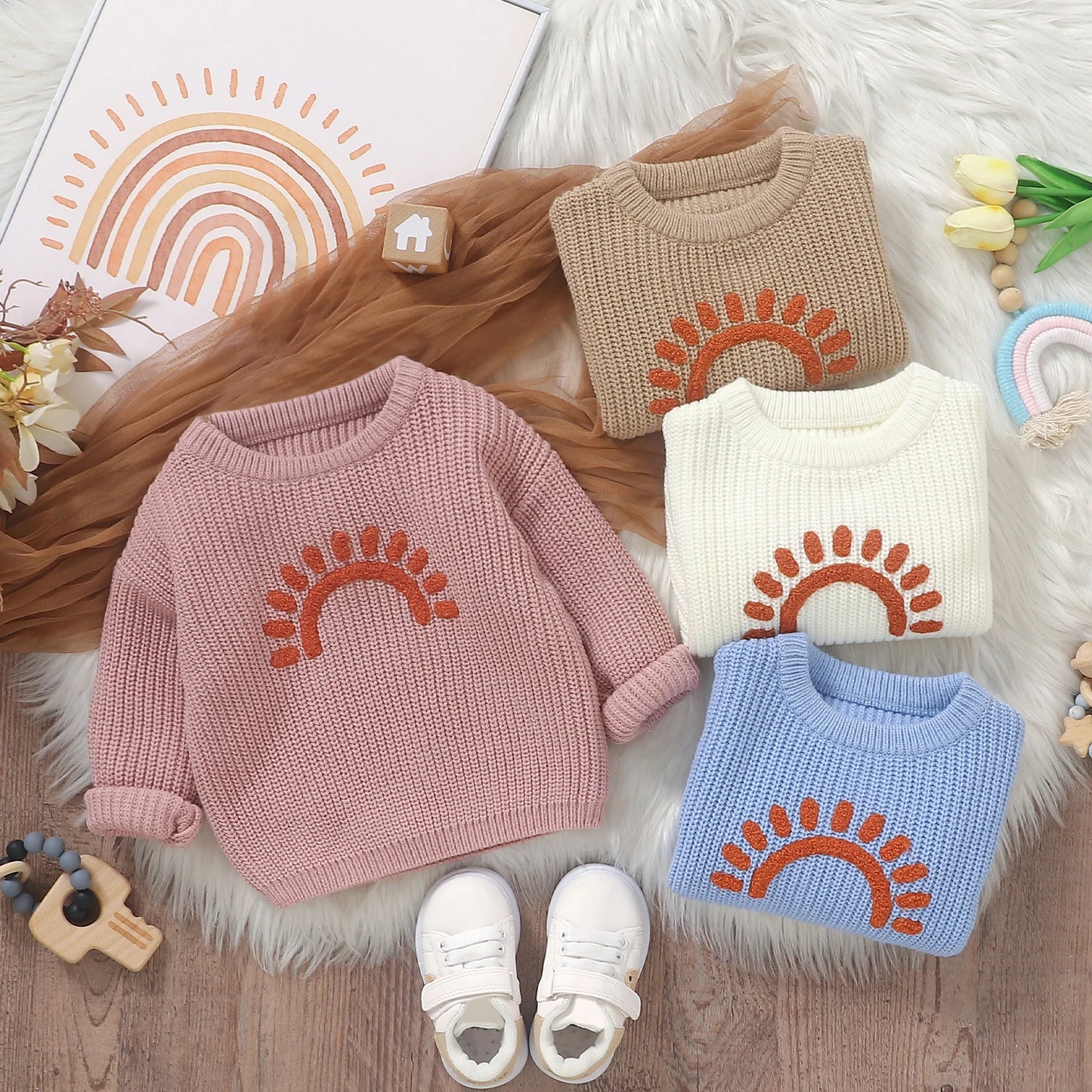 Embroidery’s Long Sleeve Pullover Fall Winter