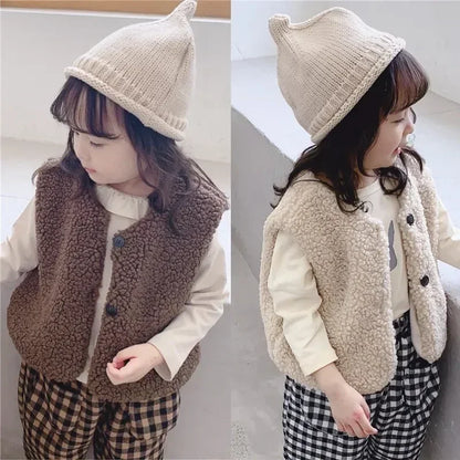 Autumn Winter Baby Lamb Wool