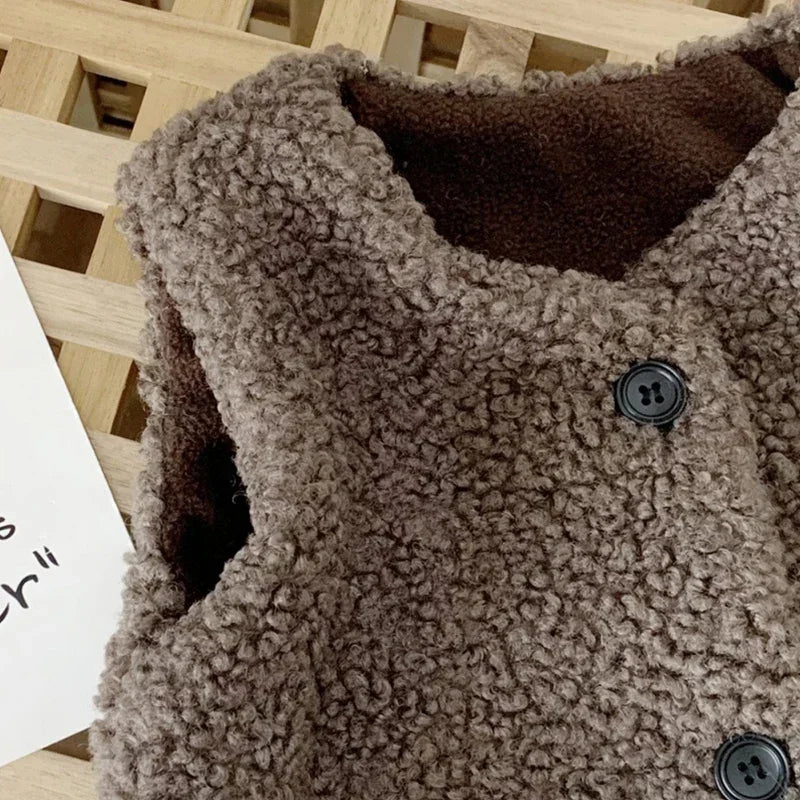 Autumn Winter Baby Lamb Wool