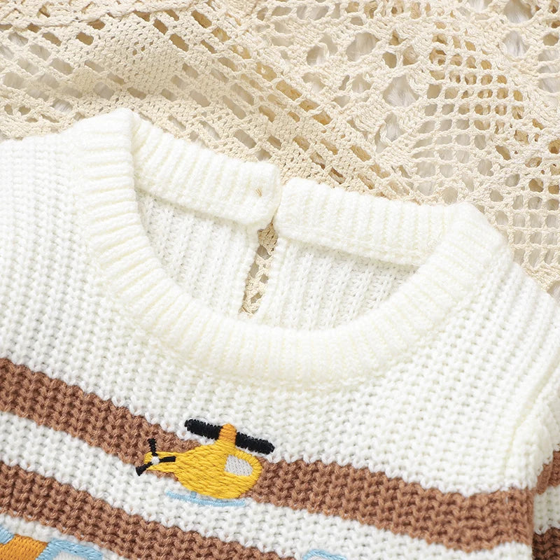 Knitted Sweaters -Casual Round Neck