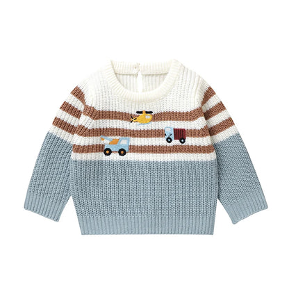 Knitted Sweaters -Casual Round Neck