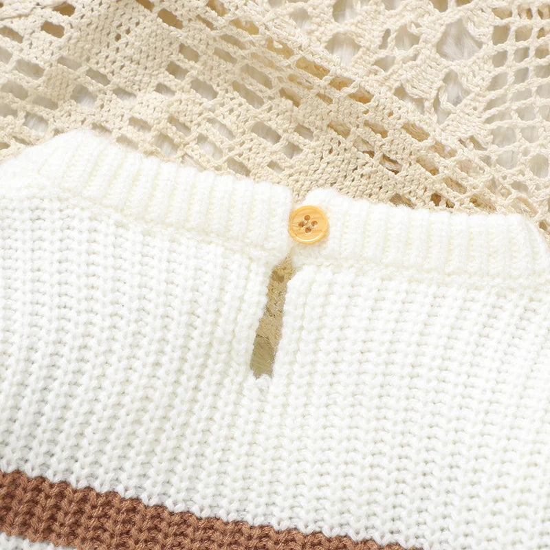 Knitted Sweaters -Casual Round Neck