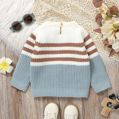 Knitted Sweaters -Casual Round Neck